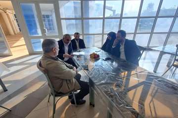 بازدید معاون فرهنگی دانشجویی دانشگاه از سلف سرویس سایت لاکان